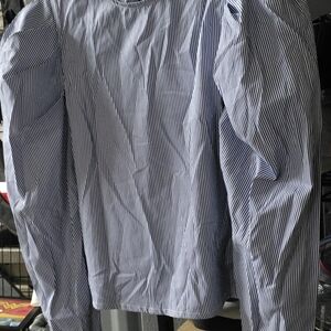 Striped Blue Women's Blouse